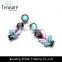China Jewelry Wholesale Mix Color Acrylic Dangle Earrings Jewelry Fashion 2015