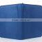 Waterproof Chief blue color genuine leather cover for notebook
