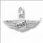 3 Dimensional Pilots Wings Charms And Pendants for Bracelet Zinc Alloy Charms