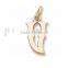 alloy initial V charms and pendants for bracelet English letter pendants with different style