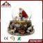 High Quality Xmas Figurines Snowglobe Metal Base