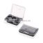 3 color black plastic empty eyeshadow container / case / packaging / box / packing