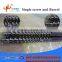 PVC Proflile/Pipe/Film Bimetallic Parallel Twin Screw Barrel