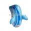 Dolphin Shape Child Inflatable Kids Bop Bag With Sand Bottom