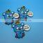 Promotional gift 2D logo effect Custom pvc soft rubber keychains