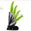 New High quality 3" 4" 5" 6" inch brand Fruit Kitchen Ceramic Knife Set + Acrylic Holder