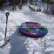 Professional factory durable plastic snow tube with nylon cover and hard plastic bottom