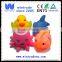 rubber toy bath whale fish floating LED vinyl small animal toy