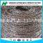 DOUBLE TWIST GALVANIZED BAEBED WIRE WITH FOUR BARB