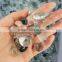 Water Drop Clear Crystal Quartz Green Phantom Pendulum Gemstones