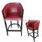 Red leather fashion bar chair YC7021