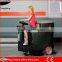 Battery type ride on floor scrubber