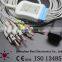 Zoll 8000-1007-01 EKG Cable and Leadwires with 10 lead IEC 4.0 banana Connector