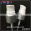 24/410 On or Off Lock Aluminum Collar Cream Lotion Pump