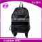 Black Fashion Waterproof Bags backpacks Soft PU Leather backpack for teens