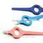 Carbon steel eyebrow tweezer with Silicon Wrapped Handle made in China