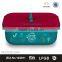 Customized Logo Bento Box with Locks, Food Grade, FDA Approved, BPA Free , Eco-friendly Material by Cn Crown