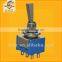 Quick connect terminal DPST ON-OFF Toggle Switch,rotary potentiometer with switch