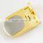 Stainless gold clear crystal buckle
