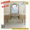 American country Style solid wood bedroom dresser with drawers and mirror