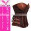 Hot top satin boned corset and bustiers corset
