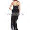 Black sequin top lace dress evening dress in turkey