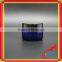 blue glass jar for glass skin care cream jar with cream jar glass