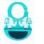 Animal designs non-toxic silicone baby bib