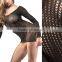 Woman Fashion Long Sleeve Nylon Spandex Dress