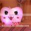 2015 new style for girl gift colorful heart led hold pillow