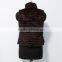 VS1 best quality lady's knitted mink fur vest