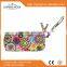2016 Hot 100% Cotton High Quality Quilted Fabric Floral Fashion Fancy Hipster Mini Women Wallet