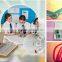 kids learning biology prepared microscope slides of 18pcs set