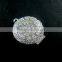 27mm silver plated brass filigree round photo locket DIY pendant charm supplies 1112001
