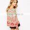 High Fashion Design Sexy Women Sweater Jumper Boat Neckline Pattern Jumper Colorful Jumper
