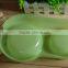 plastic orange pet bowl