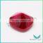 Gemstones wholesale china 10x10mm 5# square cushion shape synthetic ruby gemstone