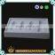 Hot Sale Packaging Disposable Black PP Flocking Plastic Cosmetic Tray Blister