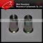 Flat head knurled body rivet nut