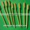 Food grade clean and health skewer flat bamboo sticks BBQ