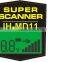 Dependable performance hand held metal detector with battery charger