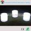 Reachargeable plastic lighting round stool with color change