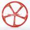 24 inch lightest strongest magnesium alloy bike wheel /fixed gear type hub bike wheel