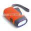 3 Led Hand Crank Dynamo Flashlights Torch Lanterns,hand Pressing Shake Flashlights