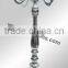 Nickel plated candelabra centerpieces wedding