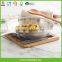 Hot Resistant Bamboo Coaster with Steel/Bamboo Trivet/Homex_FSC/BSCI Factory