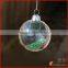 clear acrylic ball ornament