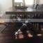 UK hot-selling solid wooden coffee table metal iron X shape leg