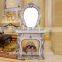 2017 new design artistical dressing table console table with mirror