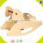 2017 wholesalers rocking horse wooden rocking horse high quality wooden rocking horse W16D082B